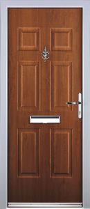 Solid Castleton Door in Light Oak