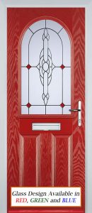 Congleton Door in Red