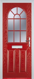 Congleton Door in Red