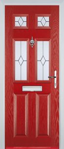 Castleton Door in Red