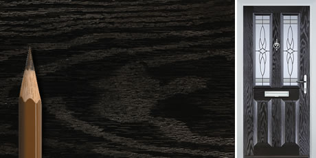 Black Brown Composite Door Colour