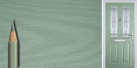 Charwell Green Composite Door Colour