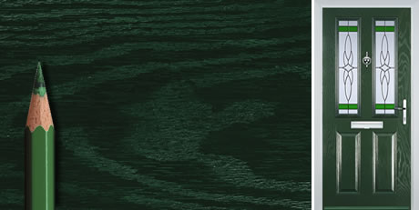 Green Composite Door Colour