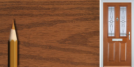 Light Oak Composite Door Colour
