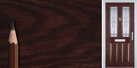 Rosewood Composite Door Colour