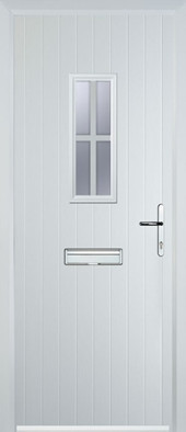 Karakow Door in White
