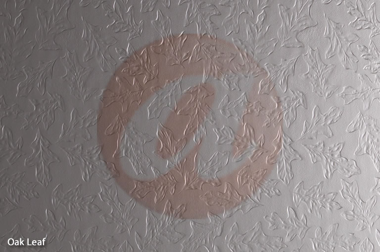 Oak Leaf Textured Glass