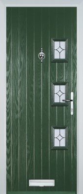 Antwerp Door in Green