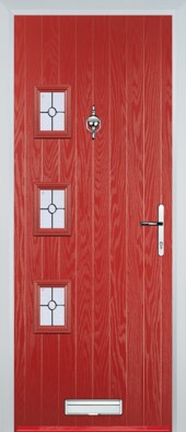 Antwerp (H) Door in Red