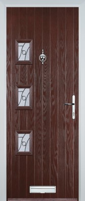 Antwerp (H) Door in Rosewood