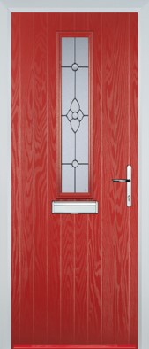 Warsaw Door in Red