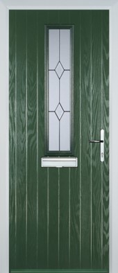 Warsaw Door in Green