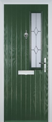 Lodz Door in Green