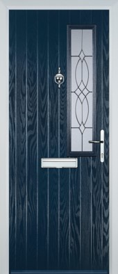 Lodz Door in Blue