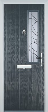 Lodz Door in Grey
