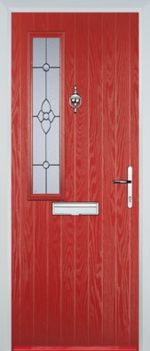 Lodz (H) Door in Red