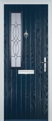 Lodz (H) Door in Blue