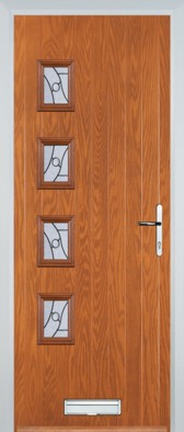 Brussells (H) Door in Light Oak